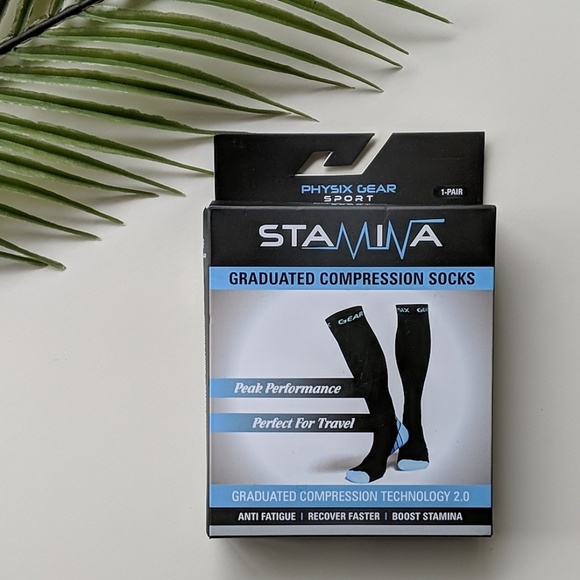 Stamina Compression Socks New in Box Size Small - Picture 2 of 5
